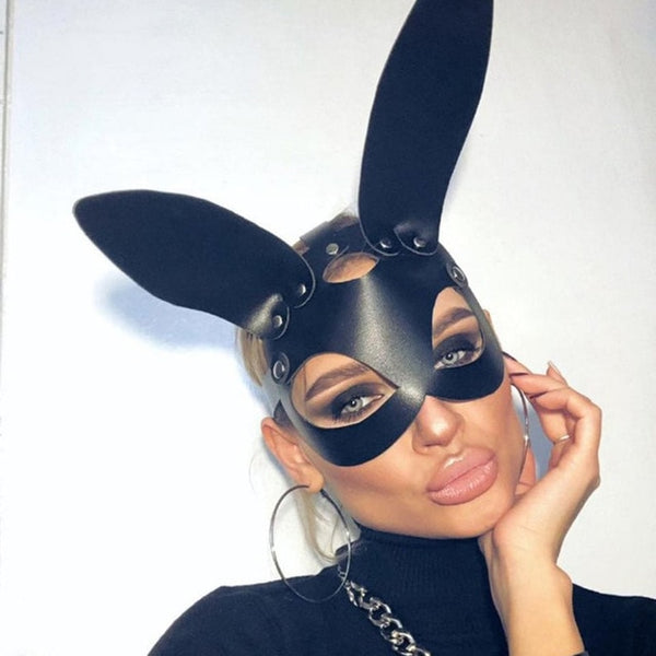 Bunny Sexy Mask - Let's Be Gothic, nightwear, clothing, punk, dark