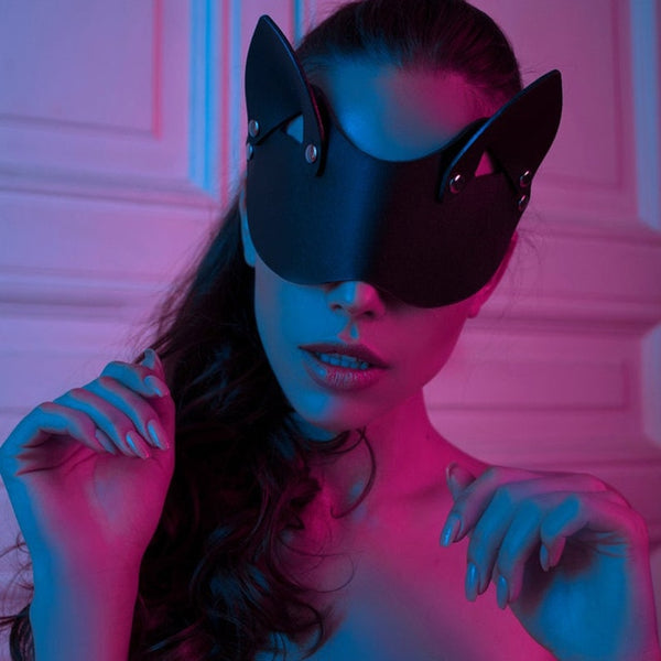 Secret Leather Mask - Let's Be Gothic, nightwear, clothing, punk, dark