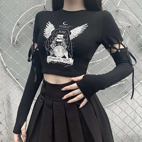 Memento Goth Top - Let's Be Gothic