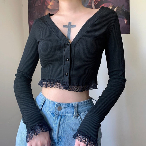 Vintage Gothic Cardigan - Let's Be Gothic